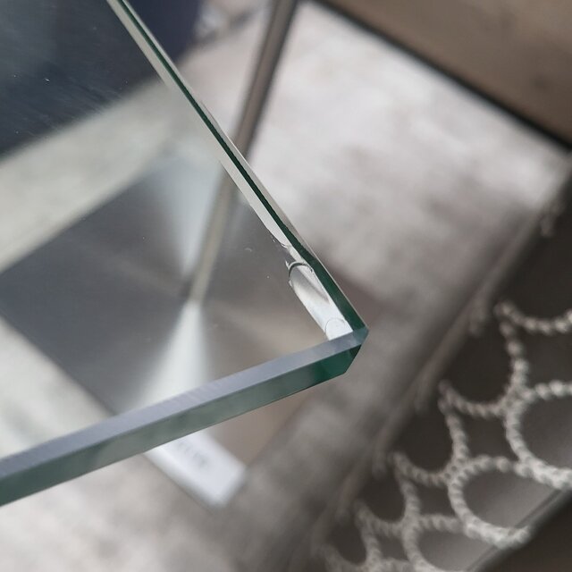 Glazen Bijzettafel - Lichte Schade | 40 x 40 cm