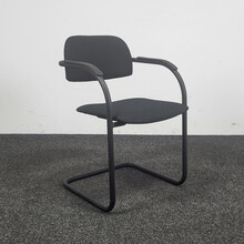 Lande Slede Vergaderstoel - Zwart