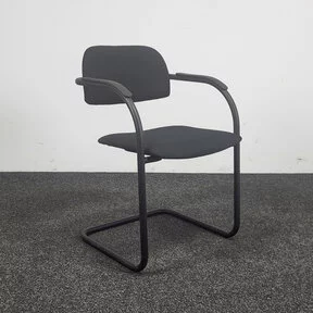 Lande Slede Vergaderstoel - Zwart