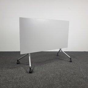 Kusch & Co Verrijdbare Klaptafel - Wit Blad | 140 x 75 cm