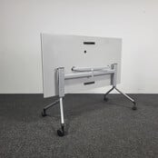 Kusch & Co Verrijdbare Klaptafel - Wit Blad | 140 x 75 cm