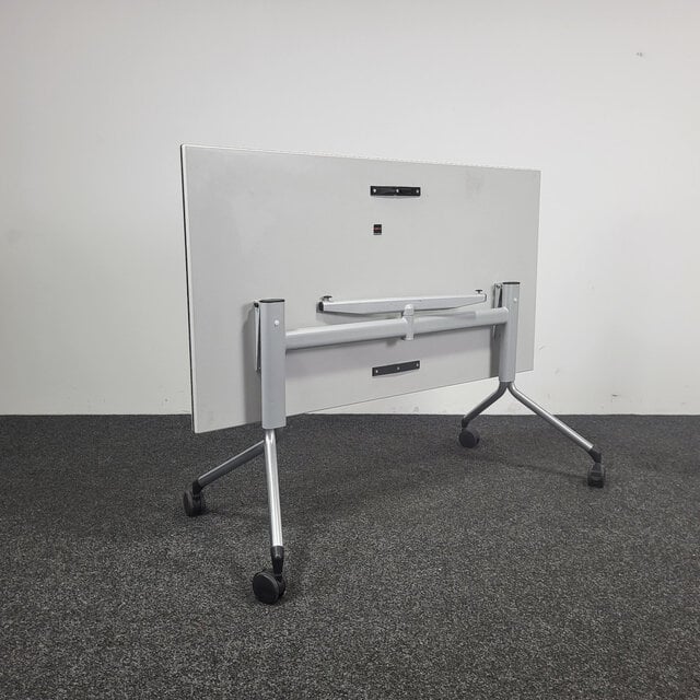 Kusch & Co Verrijdbare Klaptafel - Wit Blad | 140 x 75 cm