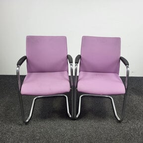 Lila Vergaderstoel Slede (Set van 2)