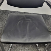 Zwart Slede Vergaderstoel (Set van 2) Zwart Slede Vergaderstoel (Set van 2)