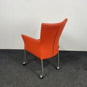 Vervoort Verrijdbare Stoel - Oranje/Rood