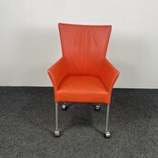 Vervoort Verrijdbare Stoel - Oranje/Rood