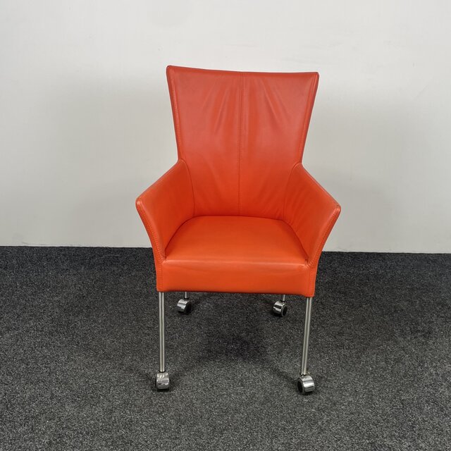 Vervoort Verrijdbare Stoel - Oranje/Rood