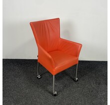 Vervoort Verrijdbare Stoel - Oranje/Rood