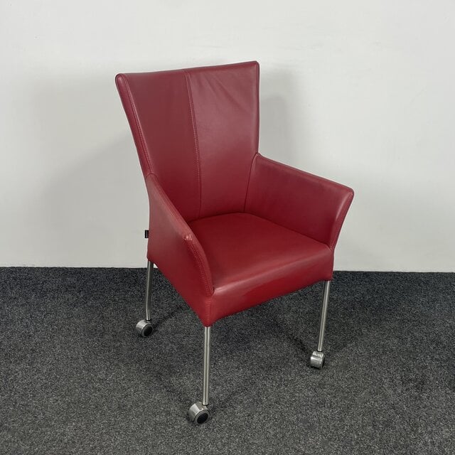 Vervoort Verrijdbare Stoel - Bordeauxrood