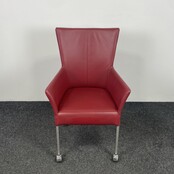 Vervoort Verrijdbare Stoel - Bordeauxrood