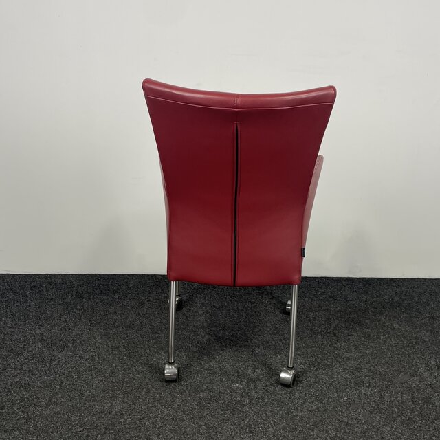 Vervoort Verrijdbare Stoel - Bordeauxrood