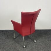 Vervoort Verrijdbare Stoel - Bordeauxrood