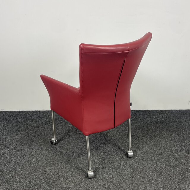 Vervoort Verrijdbare Stoel - Bordeauxrood