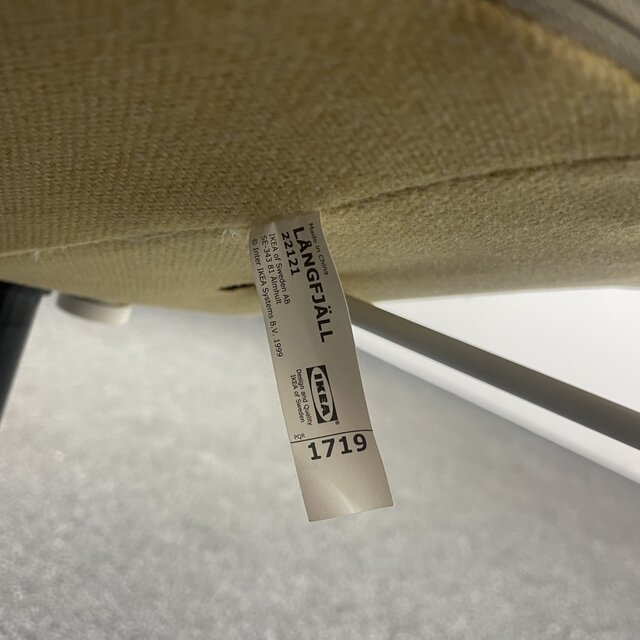 Bureaustoel Langfjall - Gele Zitting