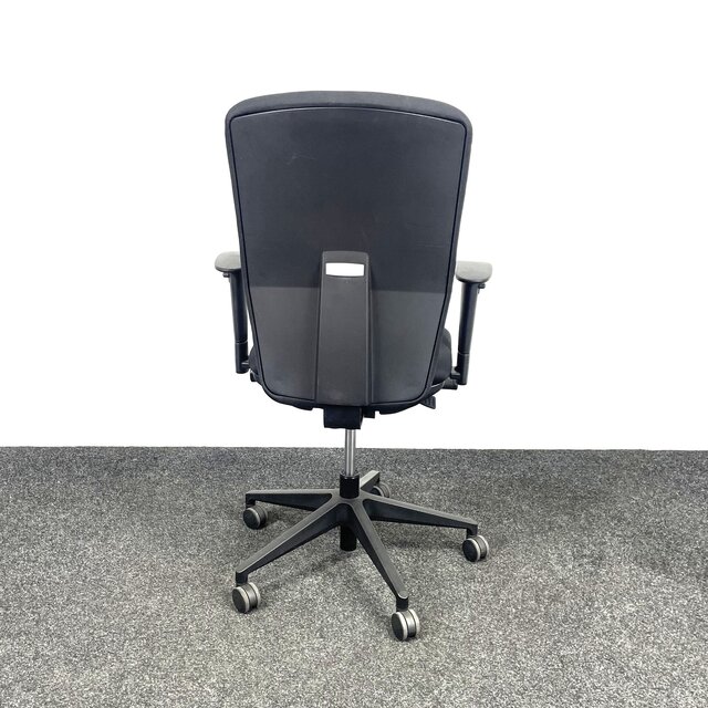 Zwarte Bureaustoel - Zwart Voetkruis