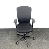 Zwarte Bureaustoel - Zwart Voetkruis