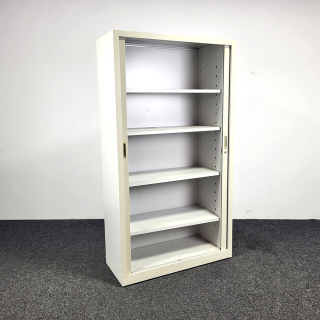 Archiefkast - Crème/ Wit | 180 x 100 x 40,5 cm