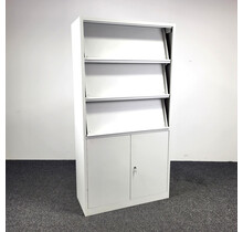 Folderkast Metaal 195x100x42 cm Grijs