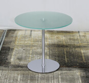 Ronde Glazen Bijzettafel - 80 cm Ronde Glazen Bijzettafel - 80 cm