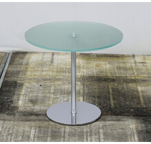 Ronde Glazen Bijzettafel - 80 cm