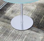 Ronde Glazen Bijzettafel - 80 cm Ronde Glazen Bijzettafel - 80 cm