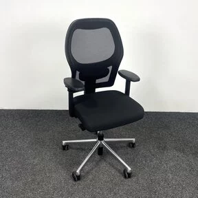 Ahrend 160 Bureaustoel Zwart | 4D Armleggers