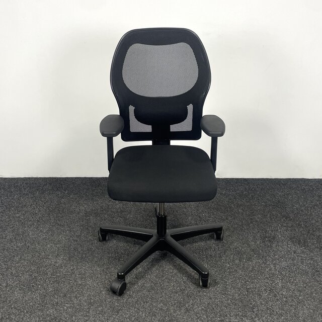 Ahrend 160 Bureaustoel Zwart | 4D Armleggers