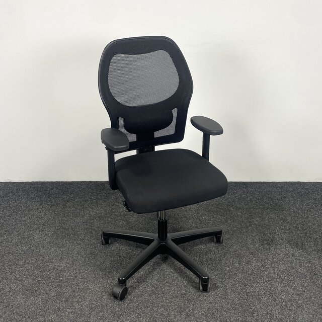 Ahrend 160 Bureaustoel Zwart | 4D Armleggers