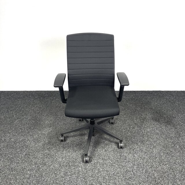 Gebruikte Bureaustoel Albec Zwarte Stof Gebruikte Bureaustoel Albec Zwarte Stof