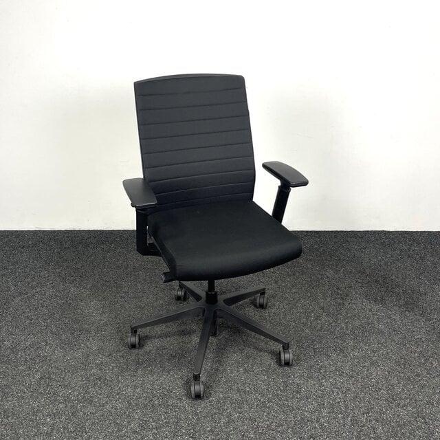 Bureaustoel Albec - Zwarte Stof