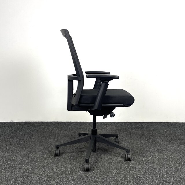 Bureaustoel Albec - Zwarte Stof