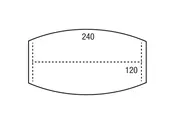 Vergadertafel - Midden Eiken Blad | 240 x 120 cm