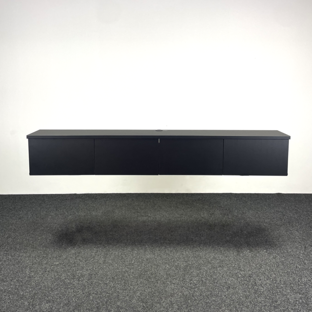 Zwevend Tv-Meubel - Zwart