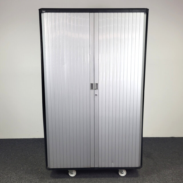 Gispen Archiefkast Zwart-Grijs | 194  x 120 x 52 cm