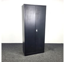 Draaideurkast Zwart | 180 x 80 x 38 cm