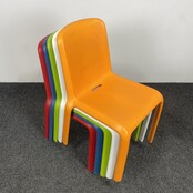 Kantinestoel Pedrali Snow 300 - Rood