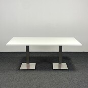 Kantinetafel / Vergadertafel - Chromen Poten