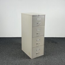 Grijze Dossierkast Met 4 Laden | 134 x 47 x 71 cm