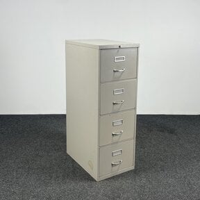 Grijze Dossierkast Met 4 Laden | 134 x 47 x 71 cm