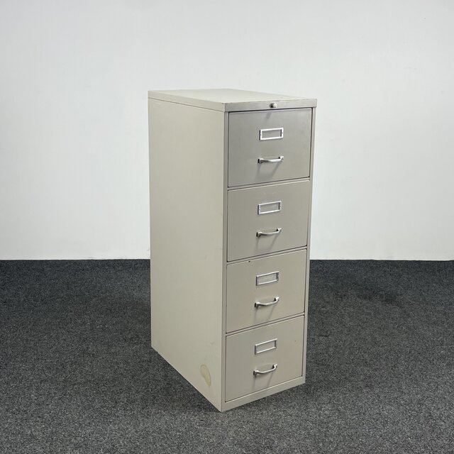 Grijze Dossierkast Met 4 Laden | 134 x 47 x 71 cm