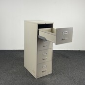 Grijze Dossierkast Met 4 Laden | 134 x 47 x 71 cm