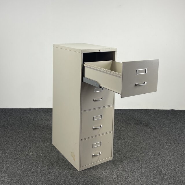 Grijze Dossierkast Met 4 Laden | 134 x 47 x 71 cm