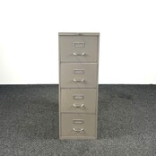 Grijze Dossierkast Met 4 Laden | 134 x 47 x 71 cm