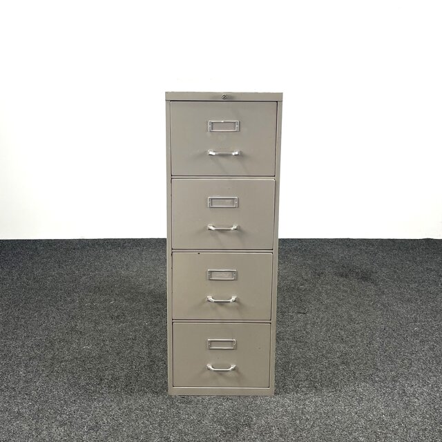 Grijze Dossierkast Met 4 Laden | 134 x 47 x 71 cm