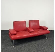 Rode 2-Zits Design Bank | 180 cm Breed