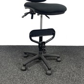 Zwarte Hoge Bureaustoel - Met Voetensteun