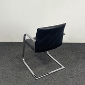 Klöber 924 Vergaderstoel | Zwart Leder