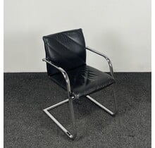 Klöber 924 Vergaderstoel | Zwart Leder