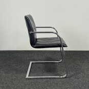 Klöber 924 Vergaderstoel | Zwart Leder