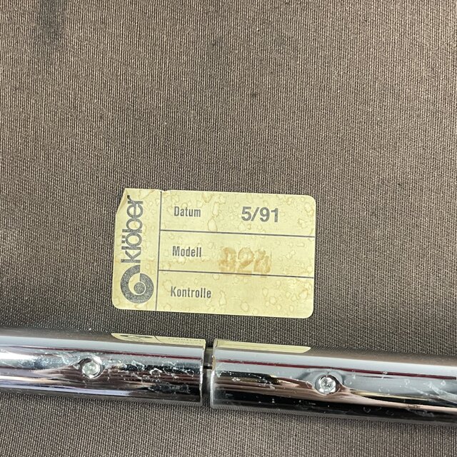 Klöber 924 Vergaderstoel | Zwart Leder